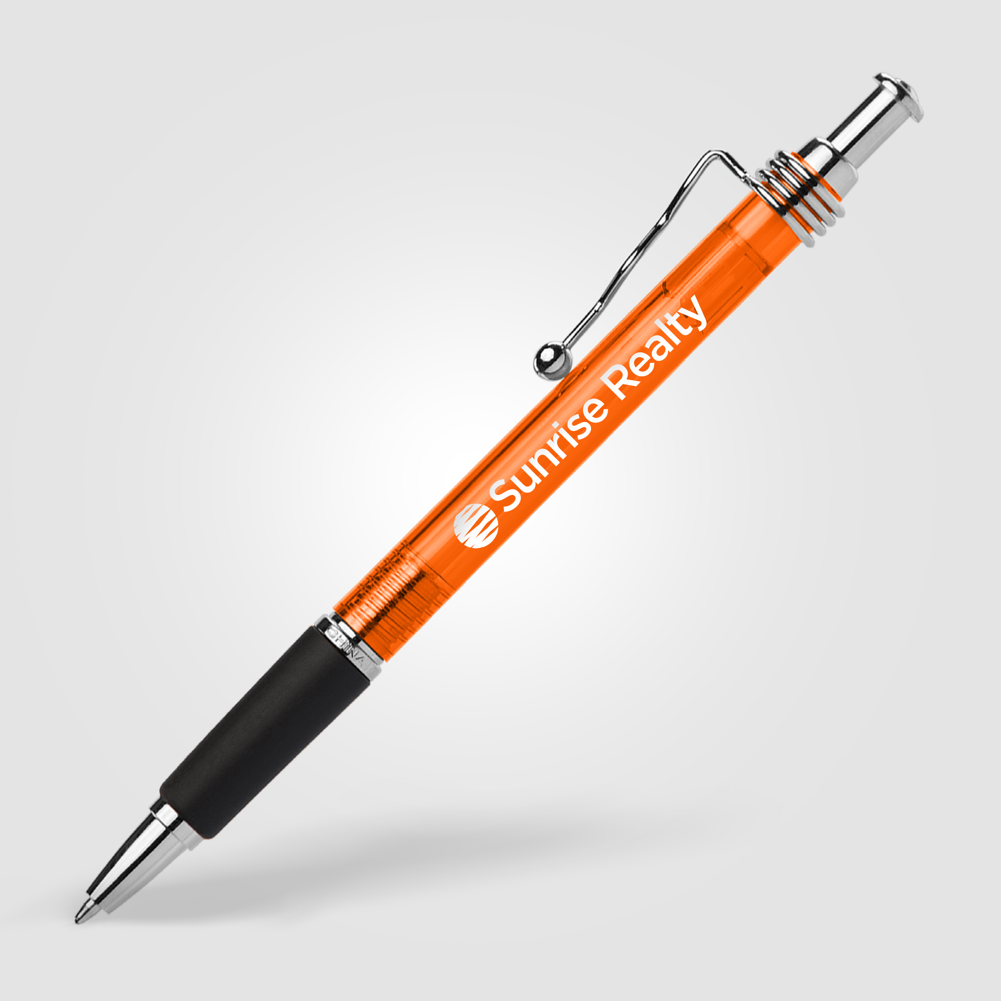 Stylo à bille publicitaire - Marley Orange translucide